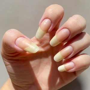 Long strong natural nails