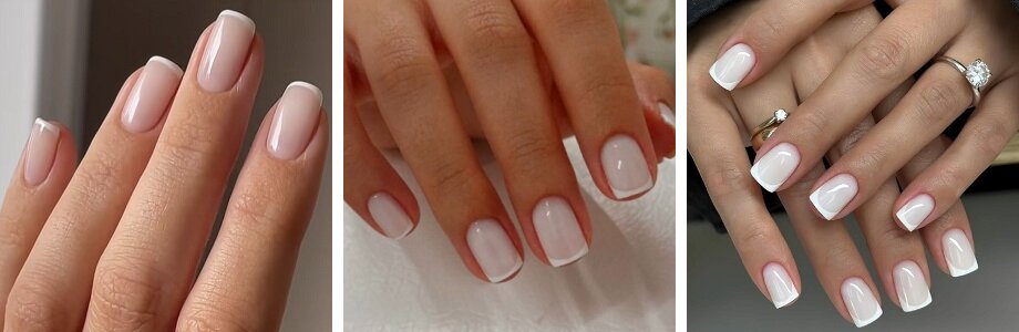 Milky nail design