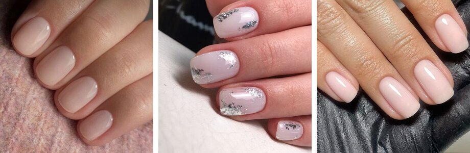 Milky manicure