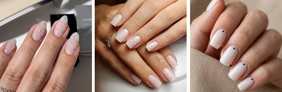 Milky nail ideas