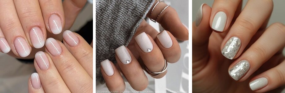 Types of milk manicure