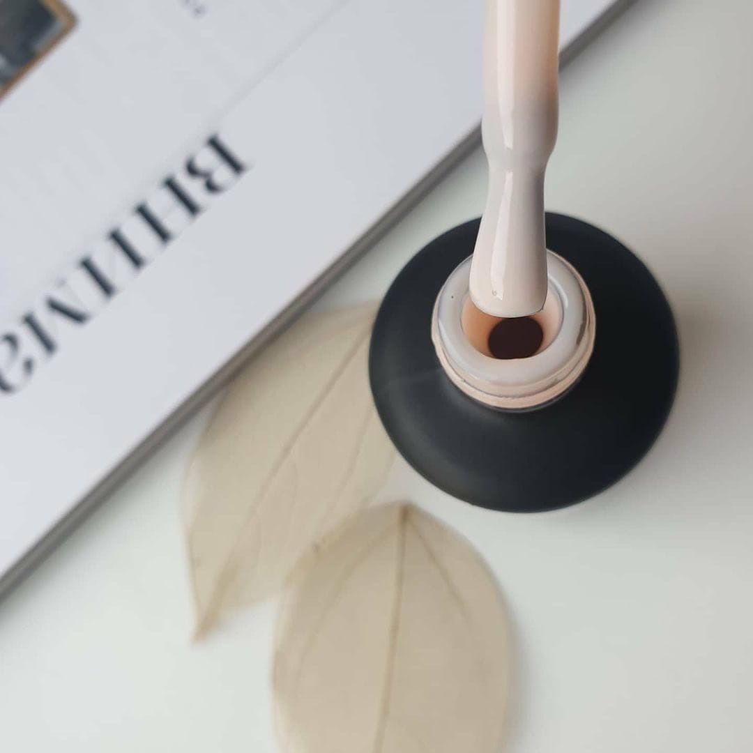 base coat with color for nails