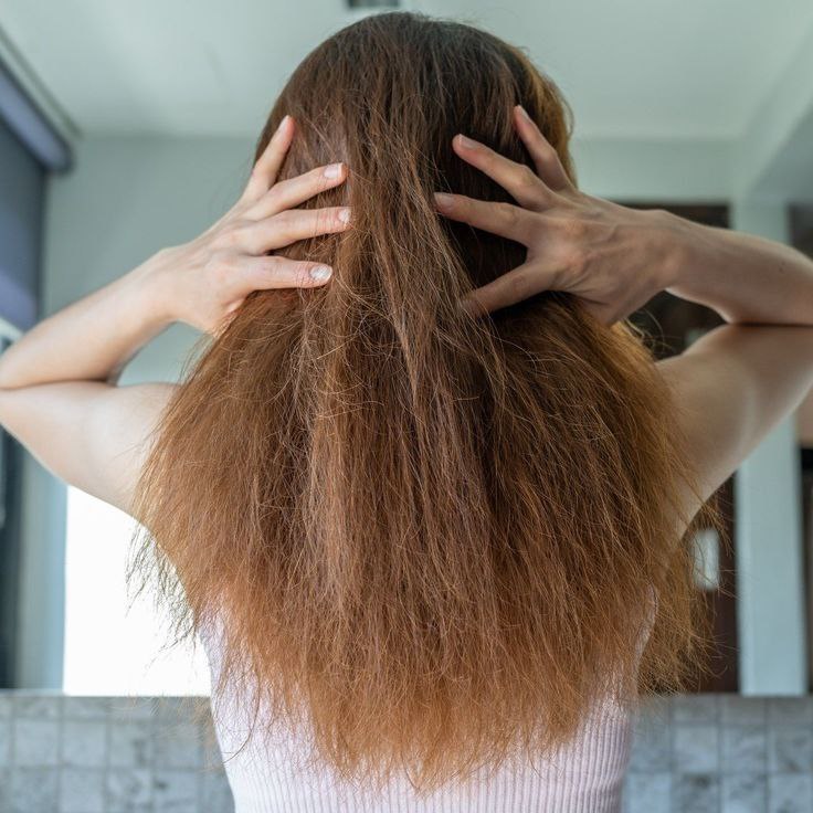 Choosing the right care products based on hair type.