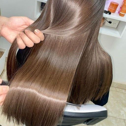 Healthy diet, rich in vitamins, for growing strong hair.